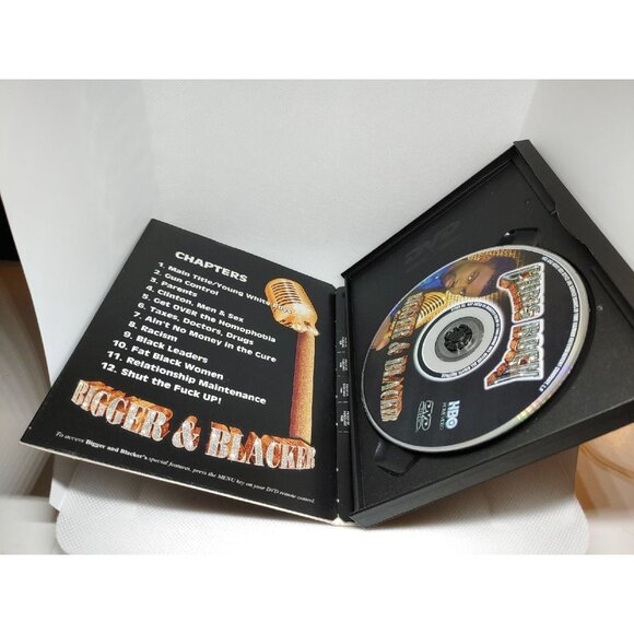 Chris Rock Bigger and Blacker DVD Show NR 1999 Comedy Good condition Tested - Picture 3 of 6